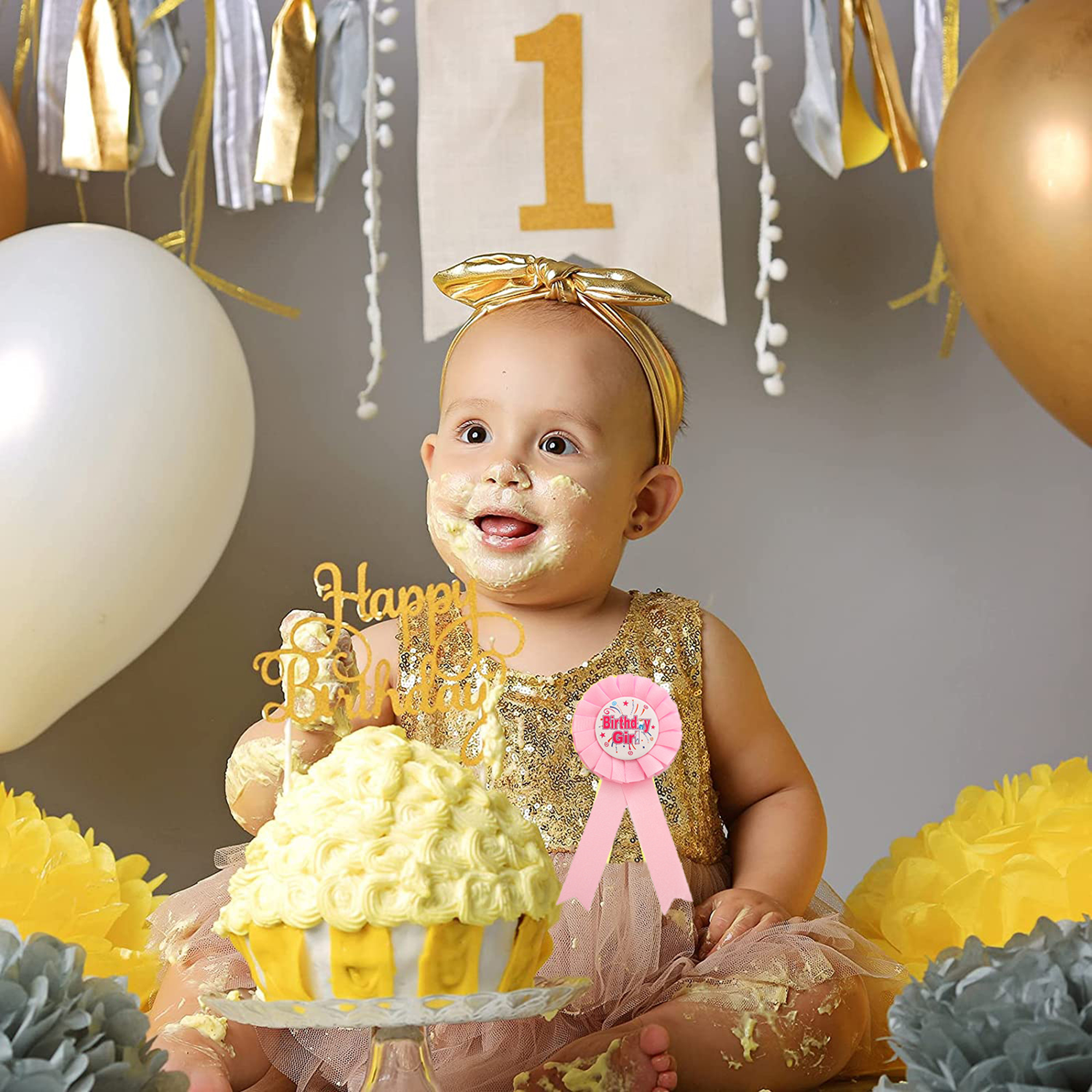 Satin Fabric Birthday Ribbon 5