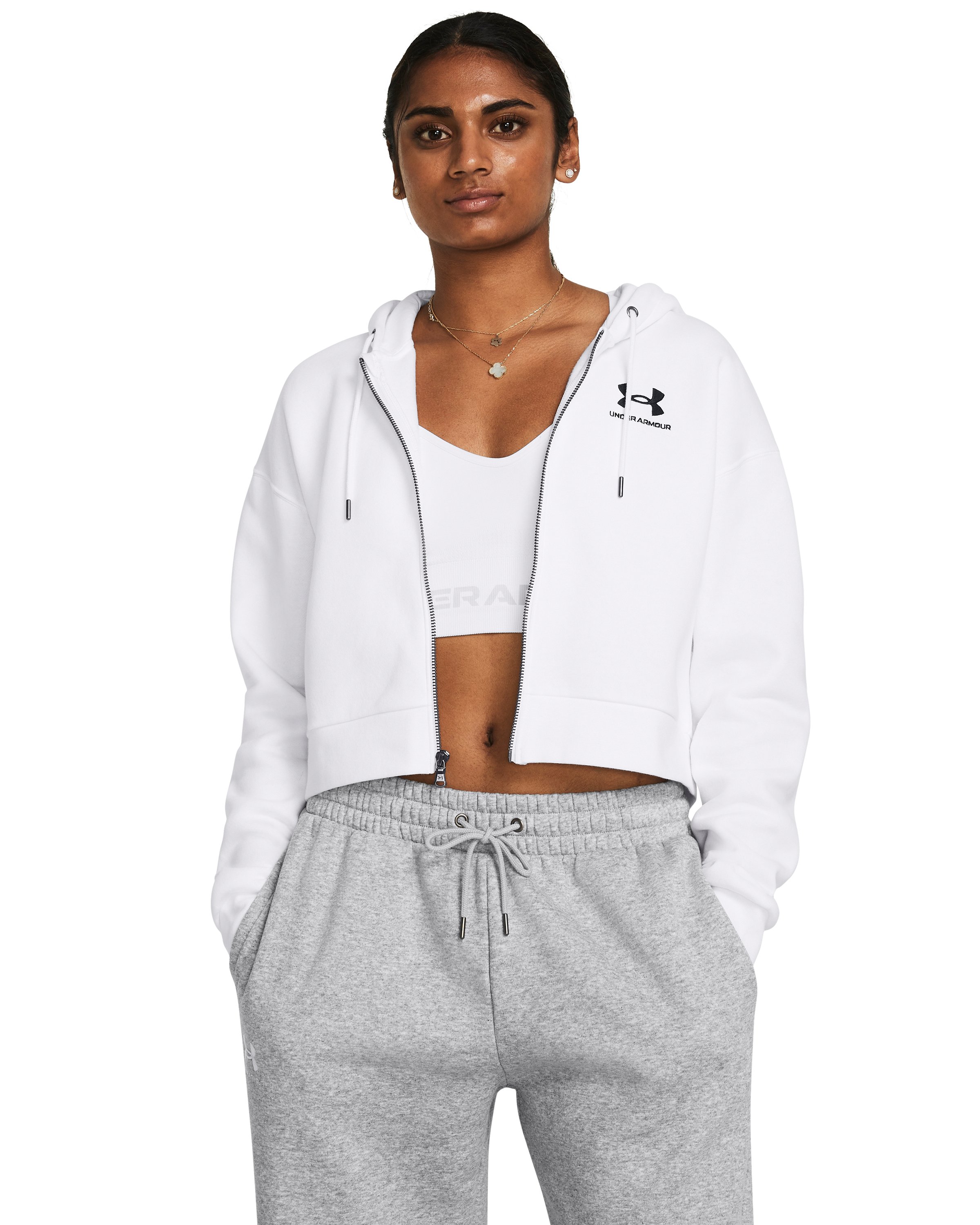 UA Icon Fleece Women's Full-Zip Hoodie 4
