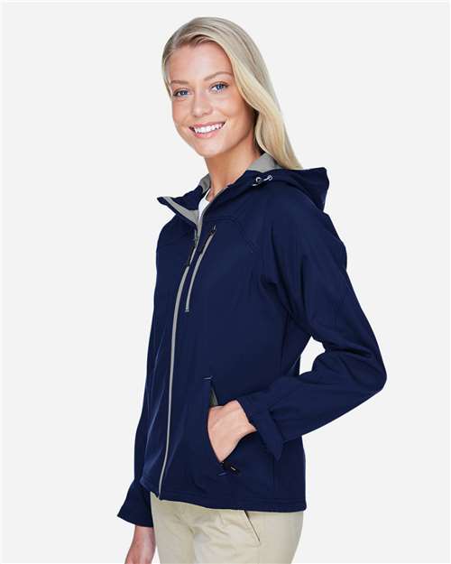 Women's Prospect Two-Layer Fleece Bonded Soft Shell Hooded Jacket - 78166 2