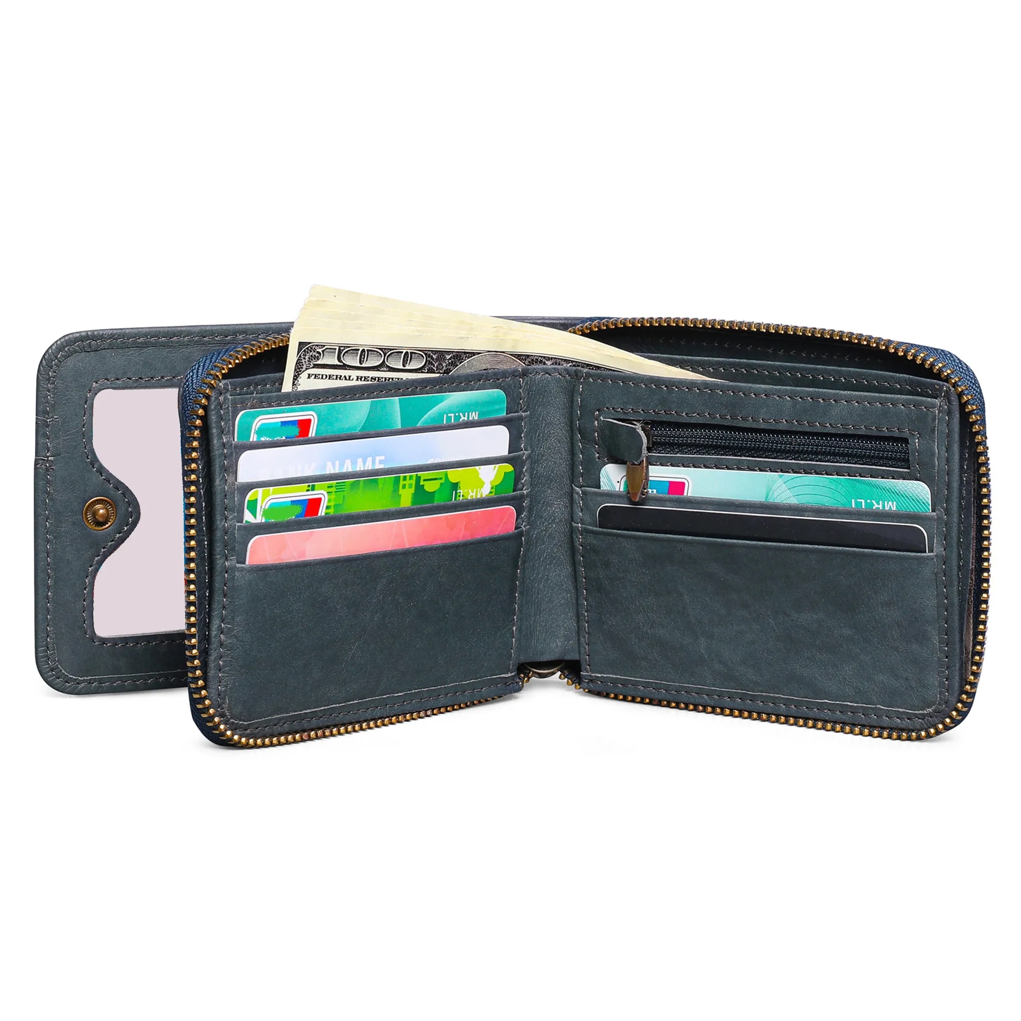 High Quaility Travel Men's Leather Wallet 5