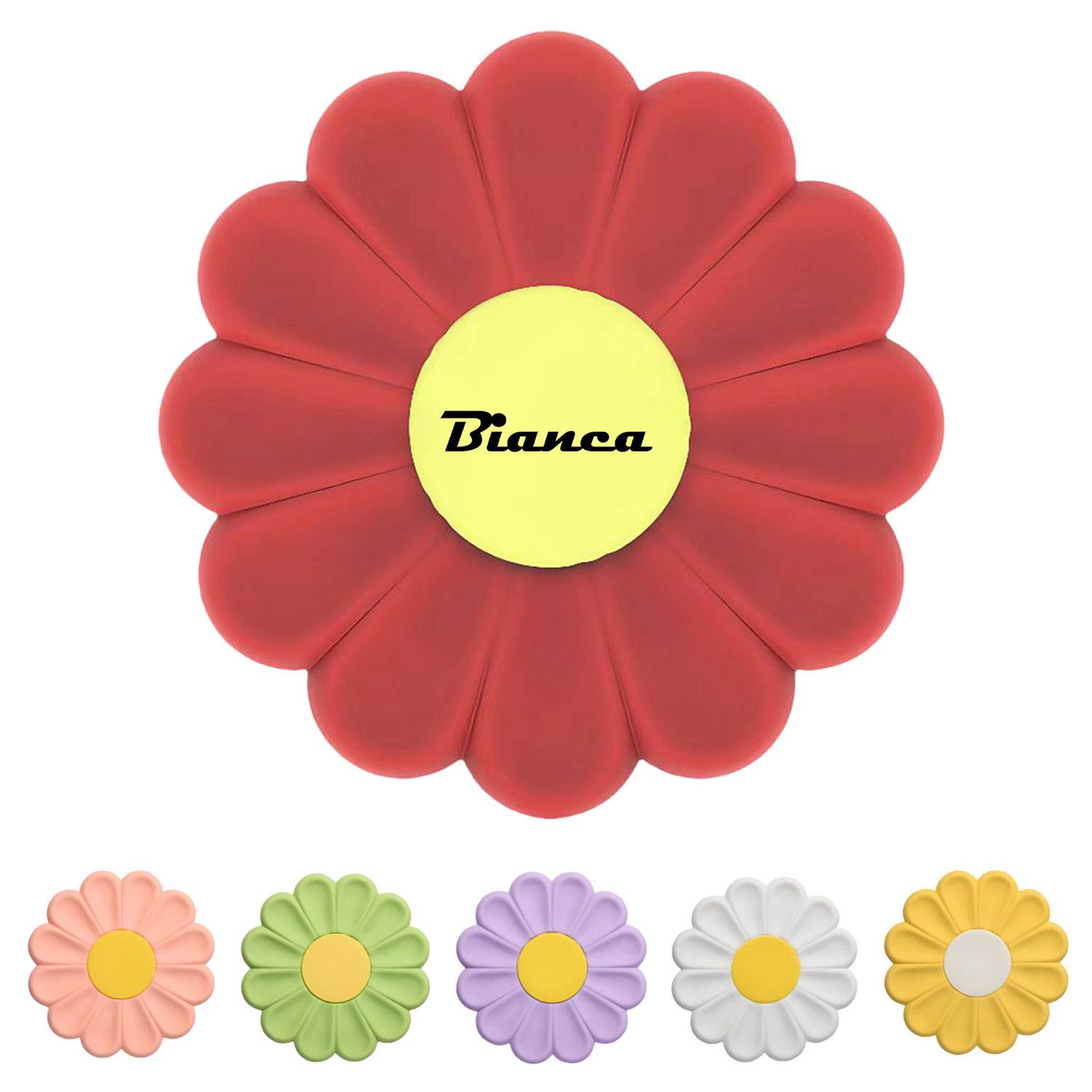 Heat-Resistant Non-Slip Daisy Silicone Mat 4