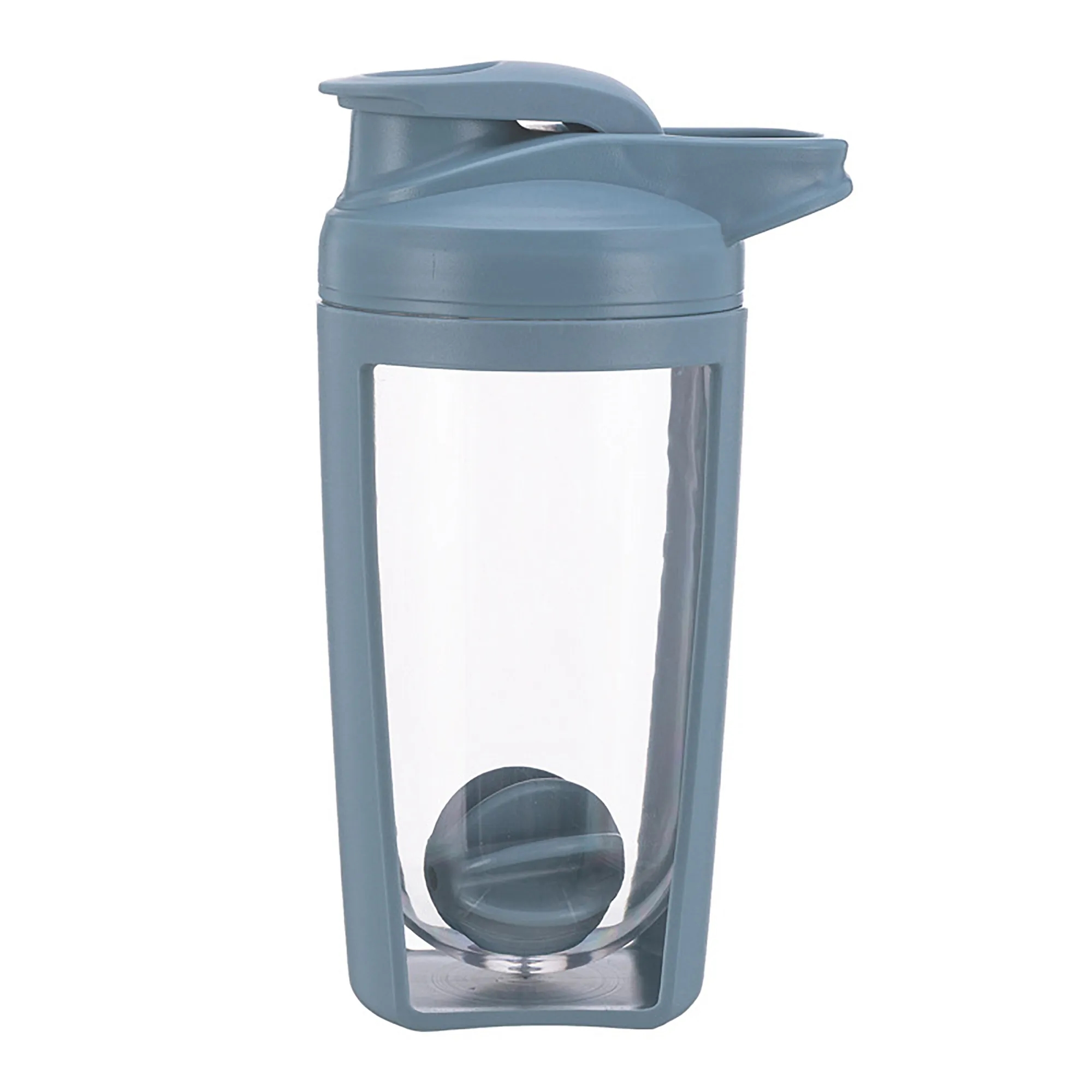 Streamlined Shaker Bottle with Wide Mouth and Mixing Ball 3