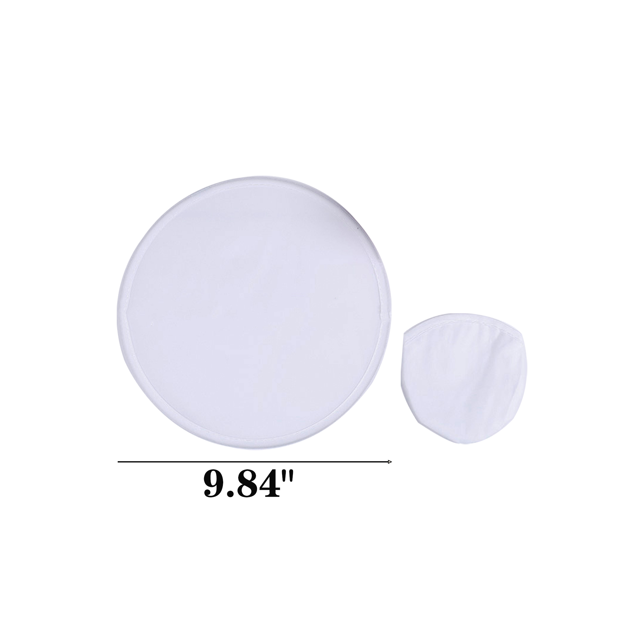 Polyester Collapsible Flying Disc W/Pouch 2