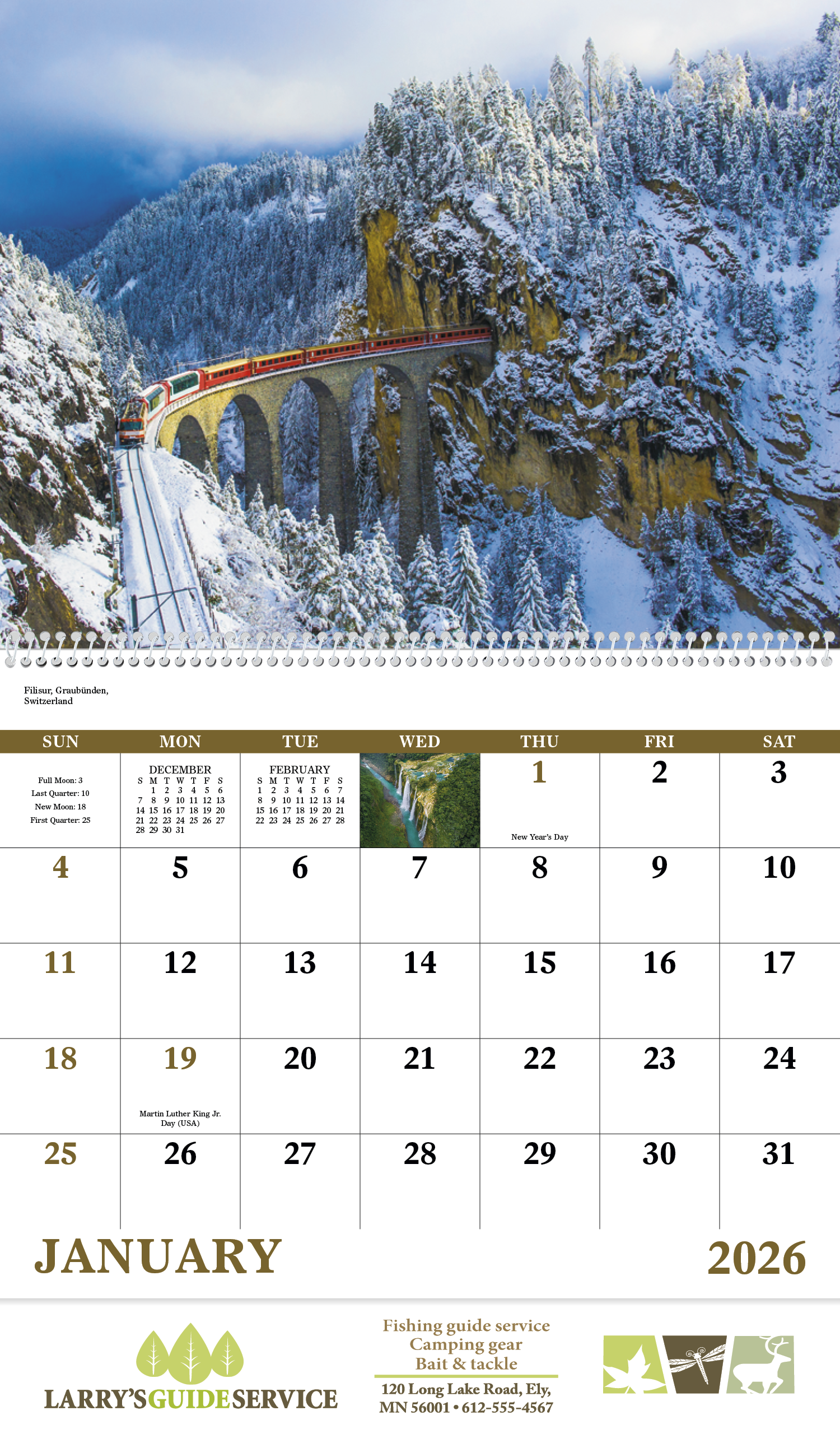 Good Value™ Glorious Getaways - Spiral Calendar 8