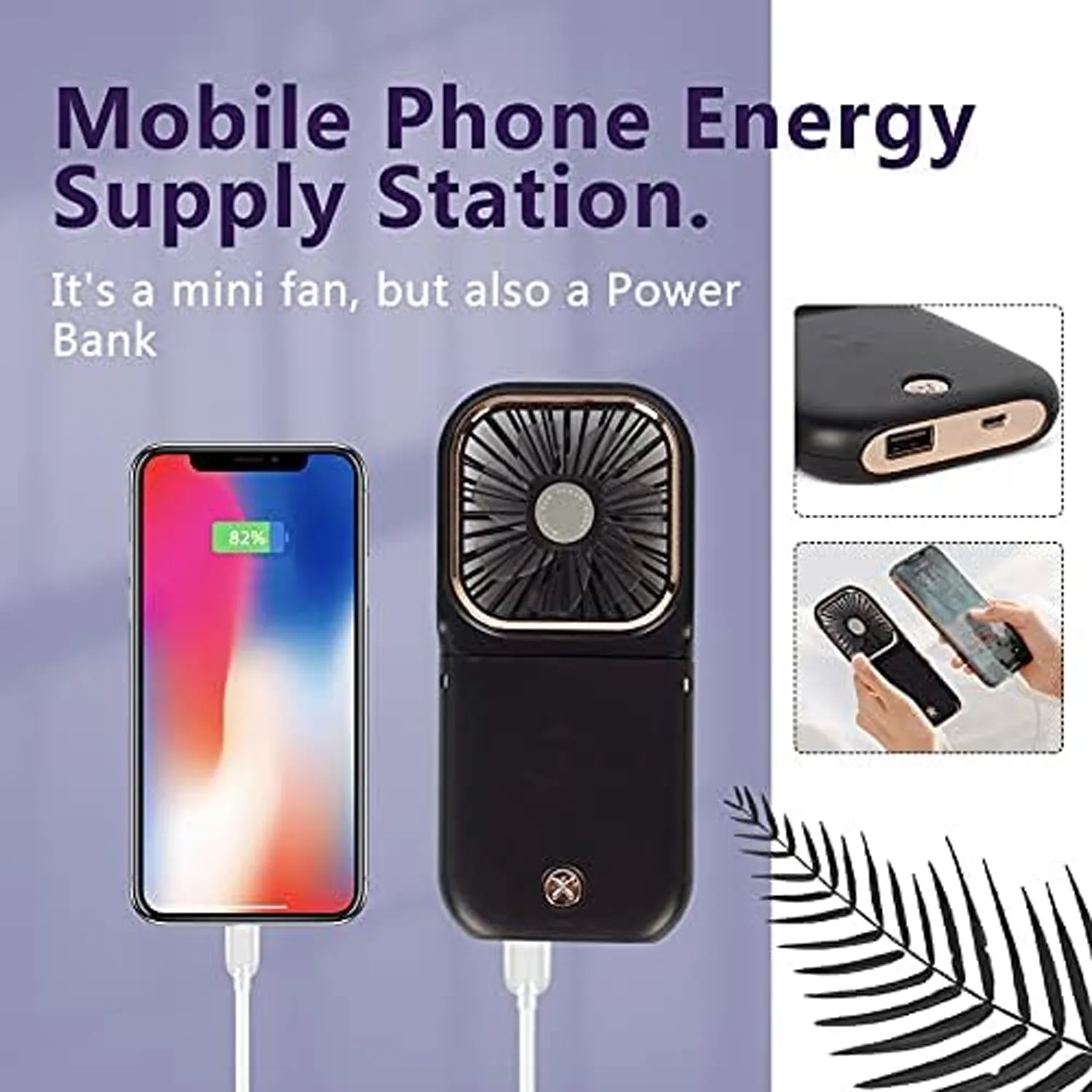 Mini USB Rechargeable Personal Hand Fans 2