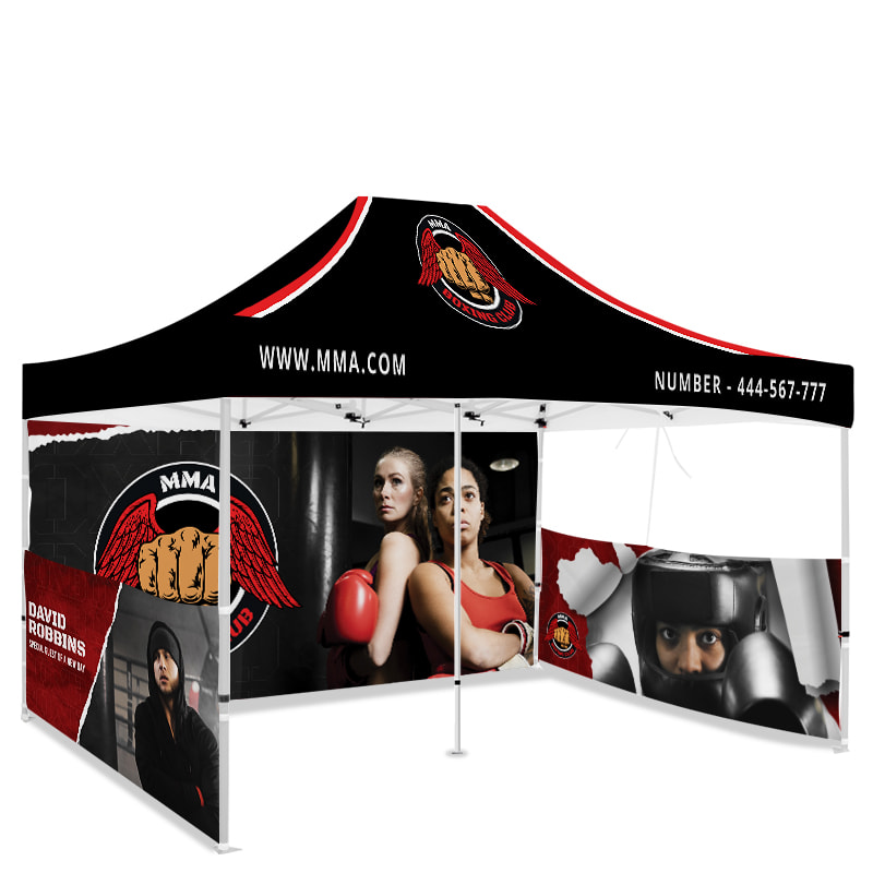 10ft X 20ft Full Color Pop Up Canopy Tents 16