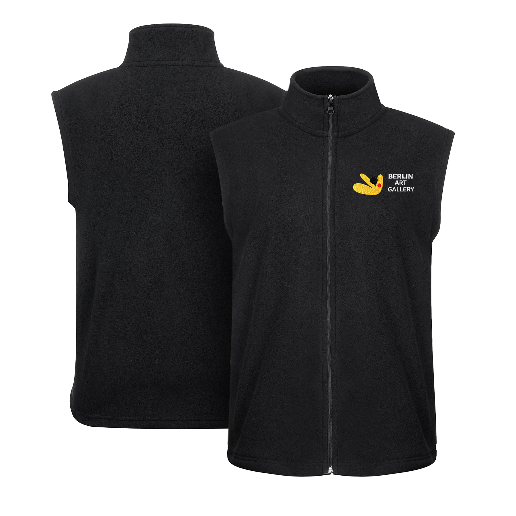 Men's Basic Full-zip Polar Fleece Vest 6