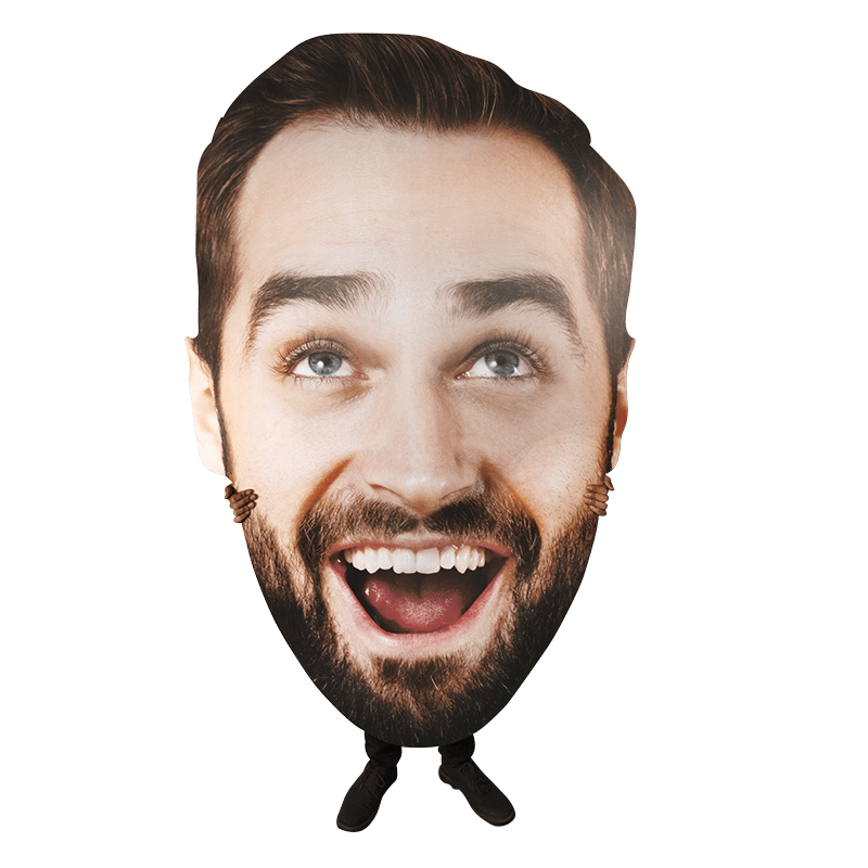 6 Ft Foam Giant Head Cutouts 4