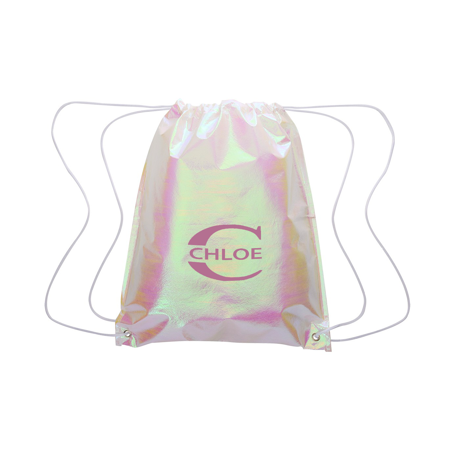 Iridescent Drawstring Bag 1