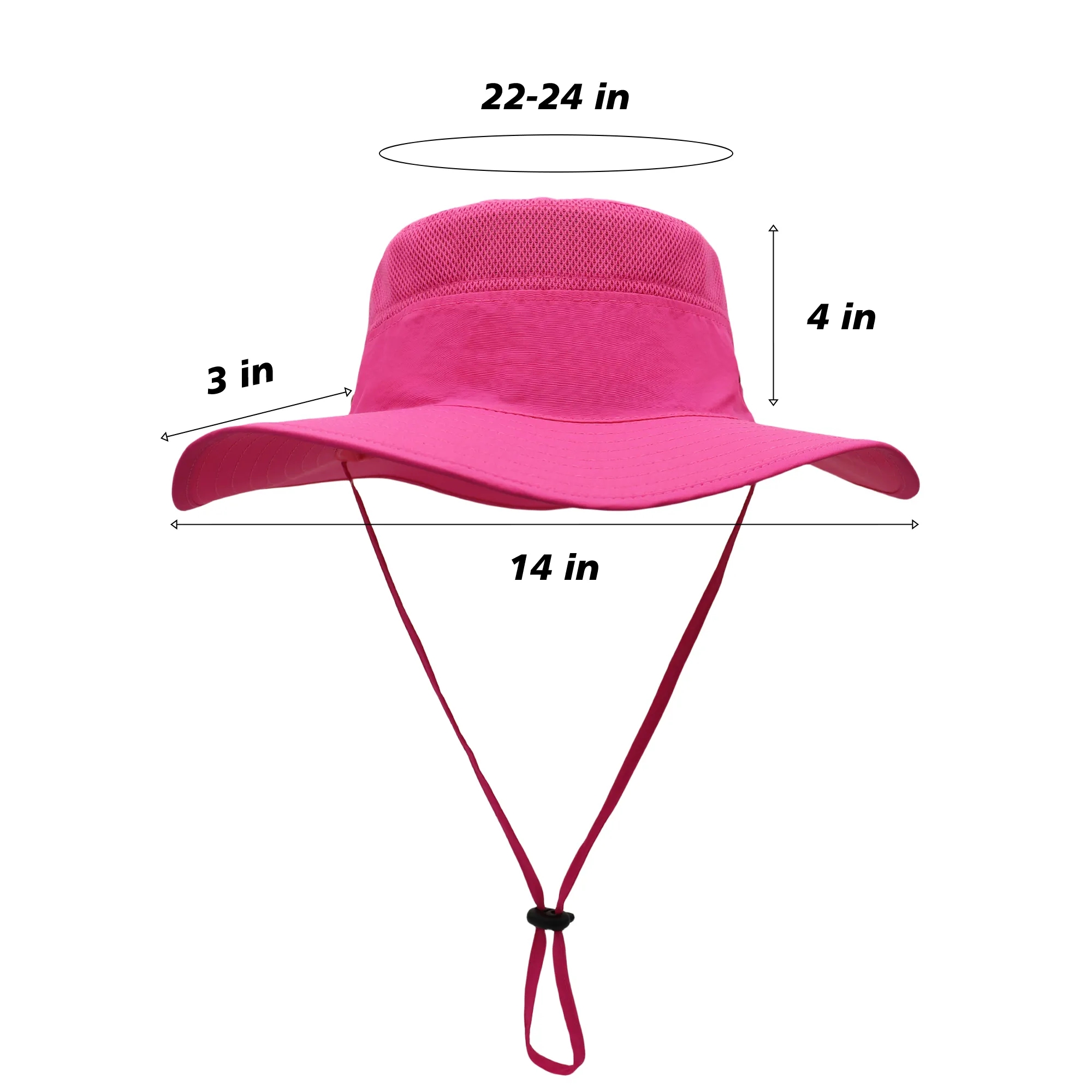 Nylon Fishing Bucket Hat With String MOQ50 2