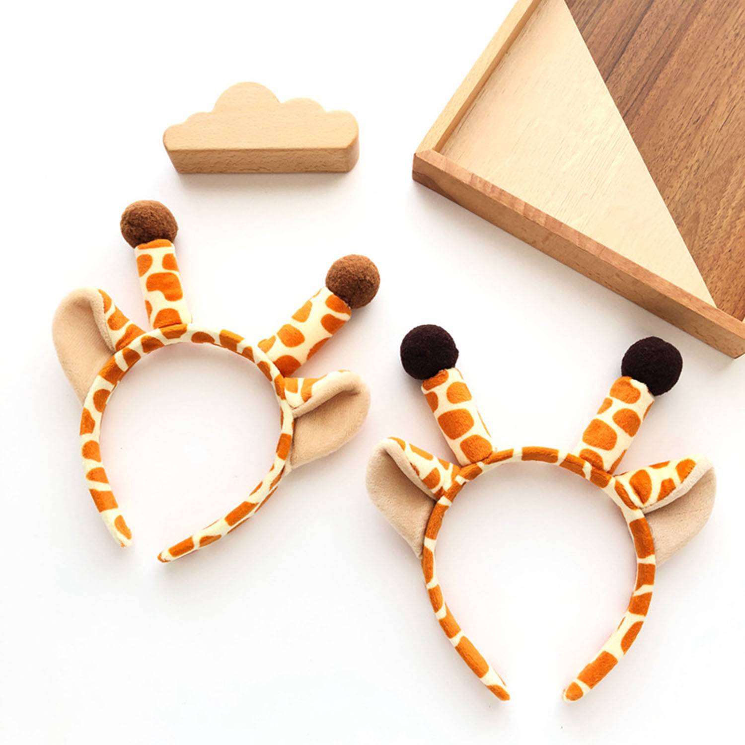 Cute Giraffe costume headband funny animal headwear 3