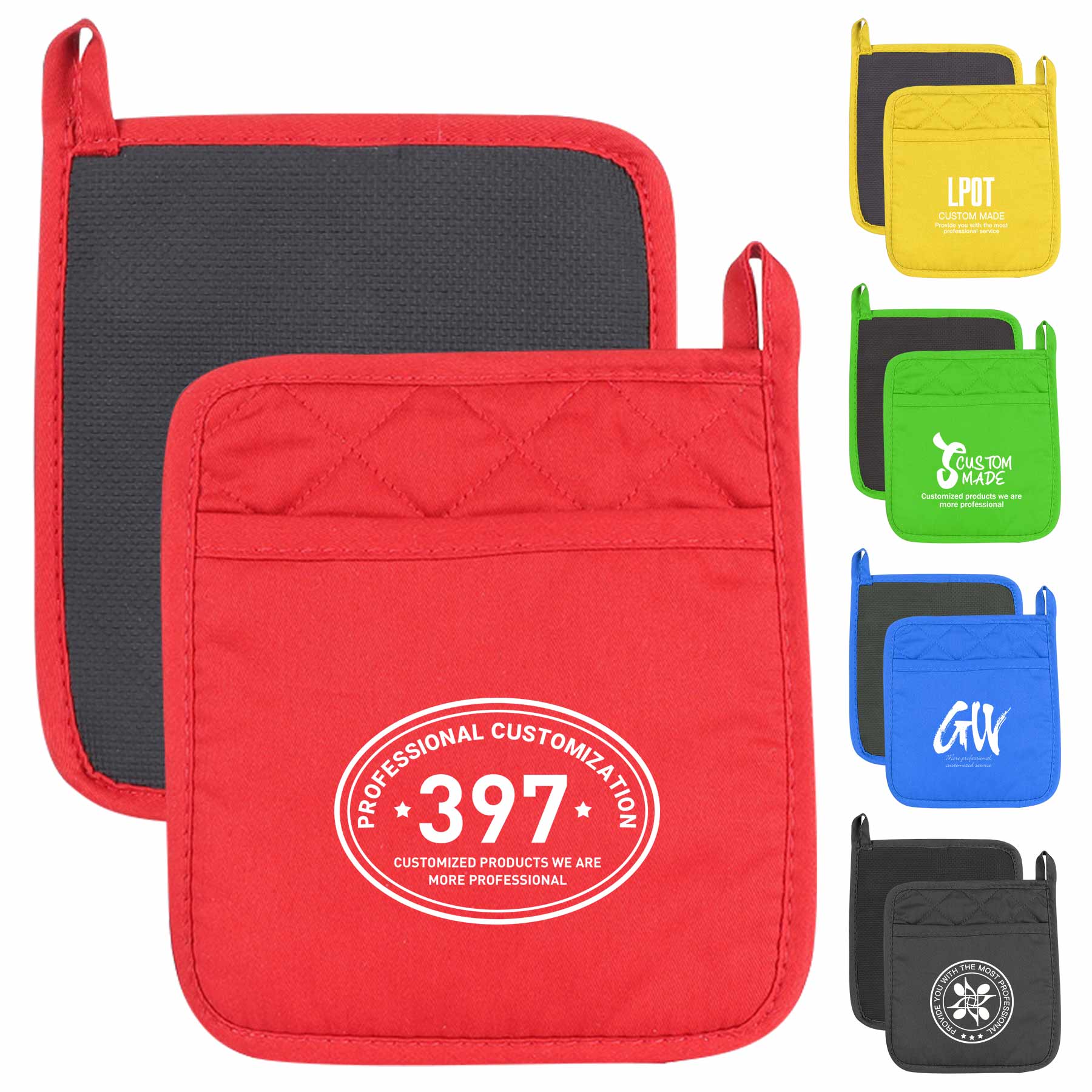 Pocket Pot Holders for Kitchen Heat Resistan 2