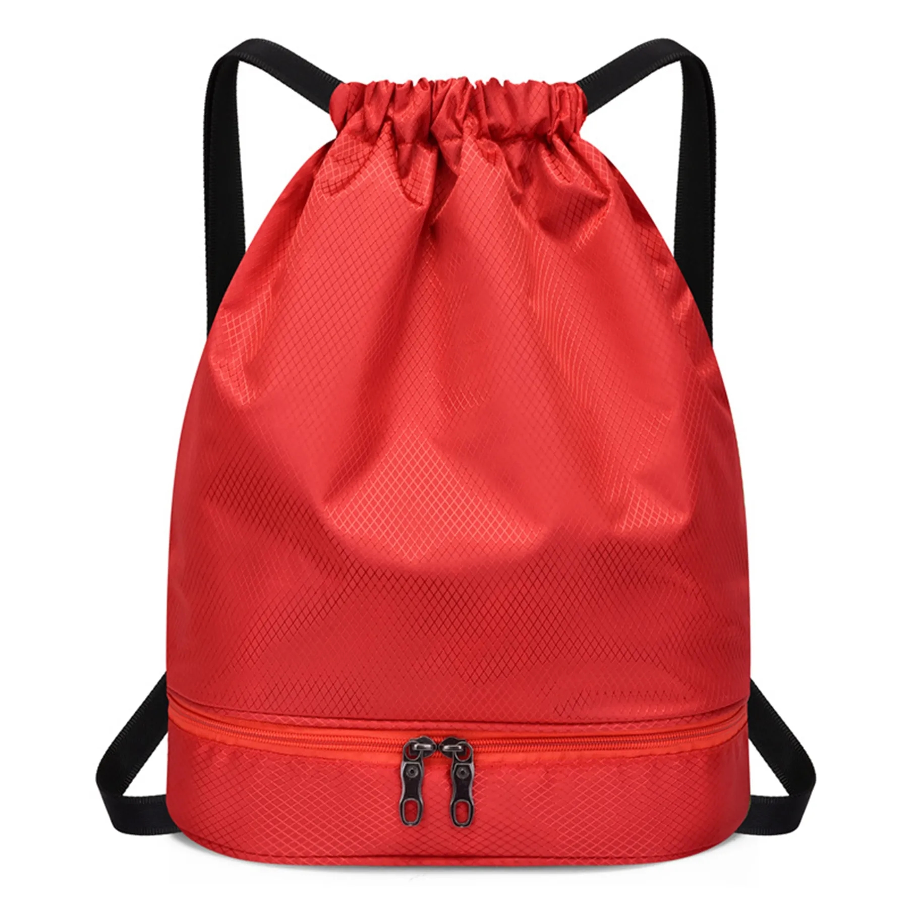 Dry Wet Drawstring Backpack Bag with Shoe Compartment 3