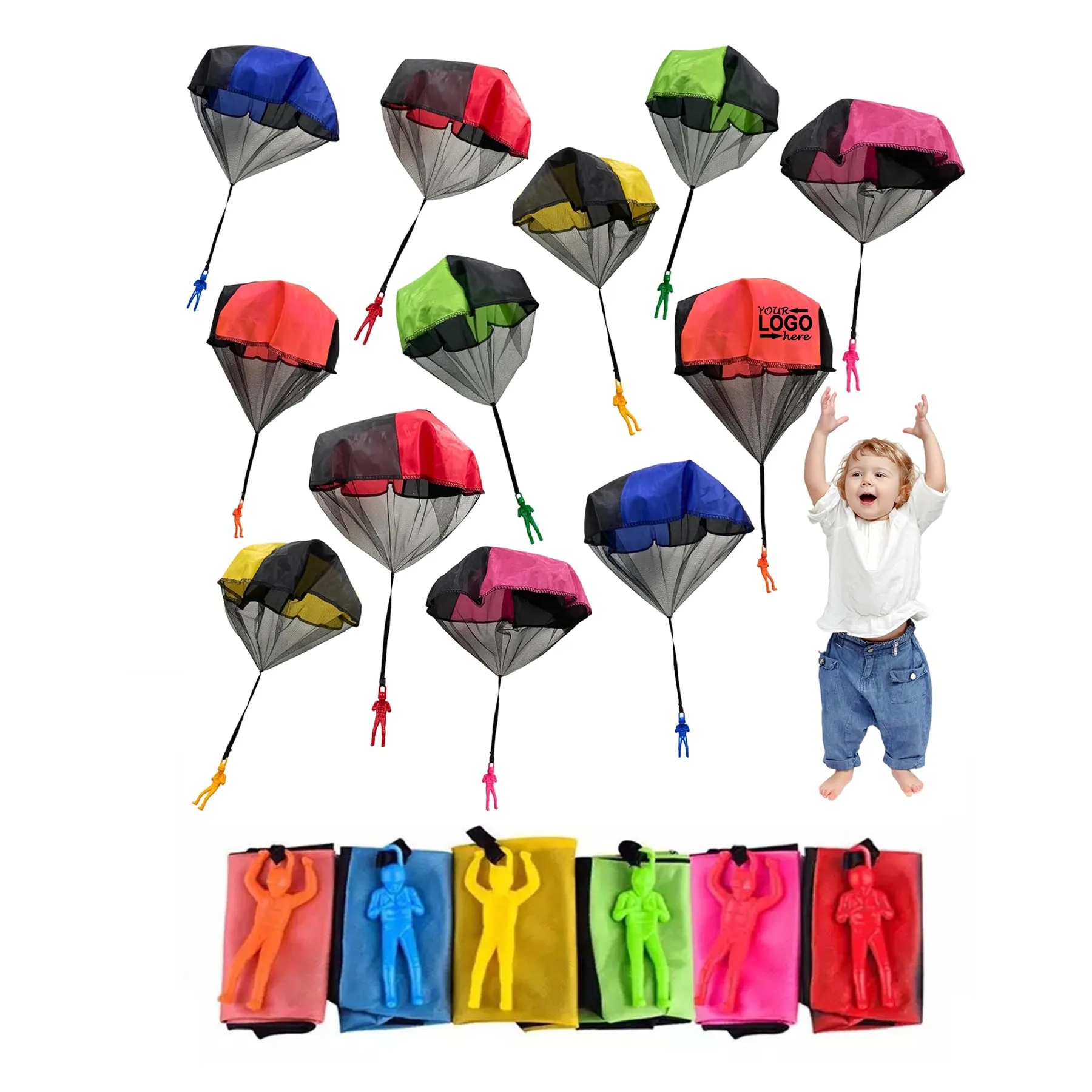 Outdoor Hand Throwing Parachute Toy 1