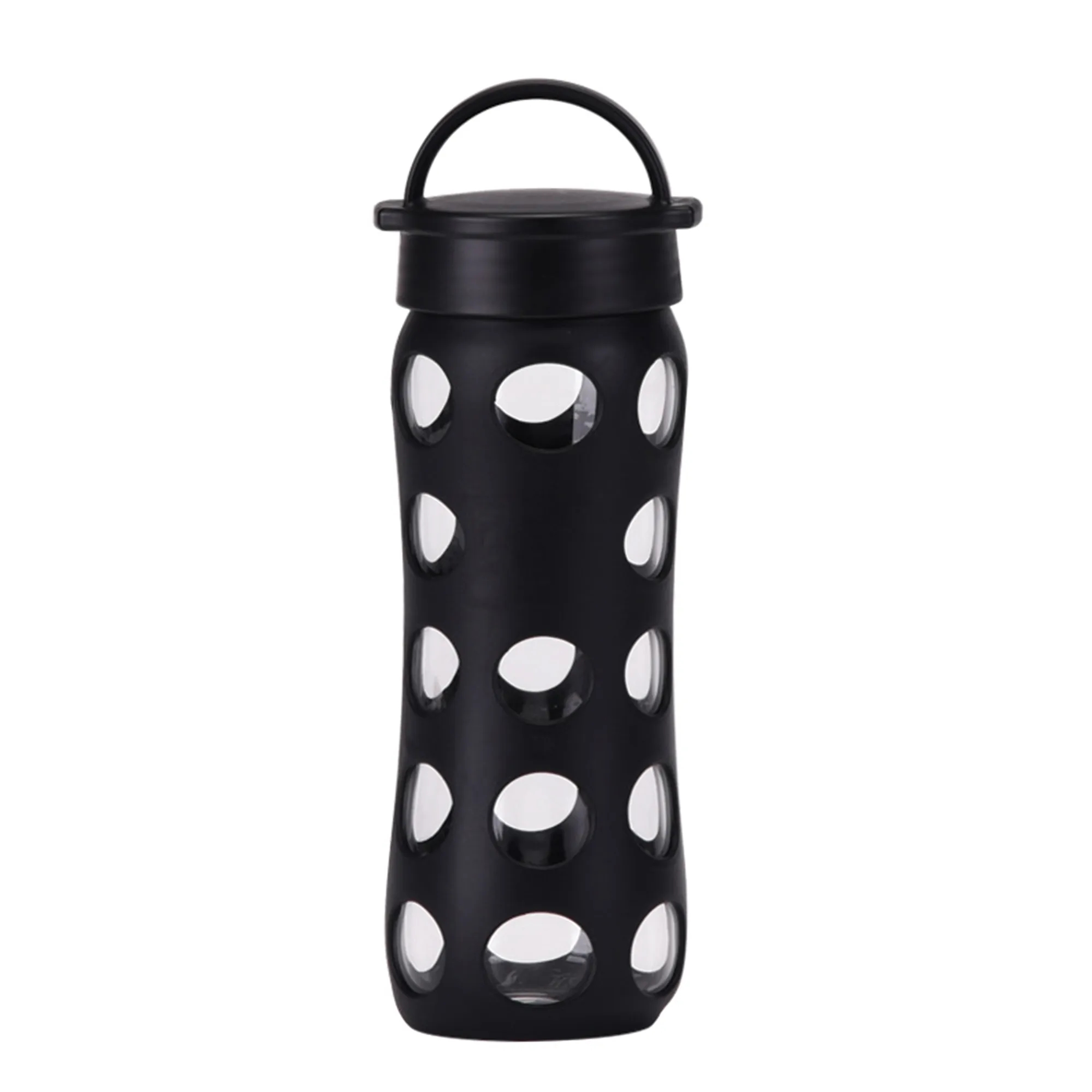 16oz Borosilicate Glass Cup With Silicone Sleeve 7