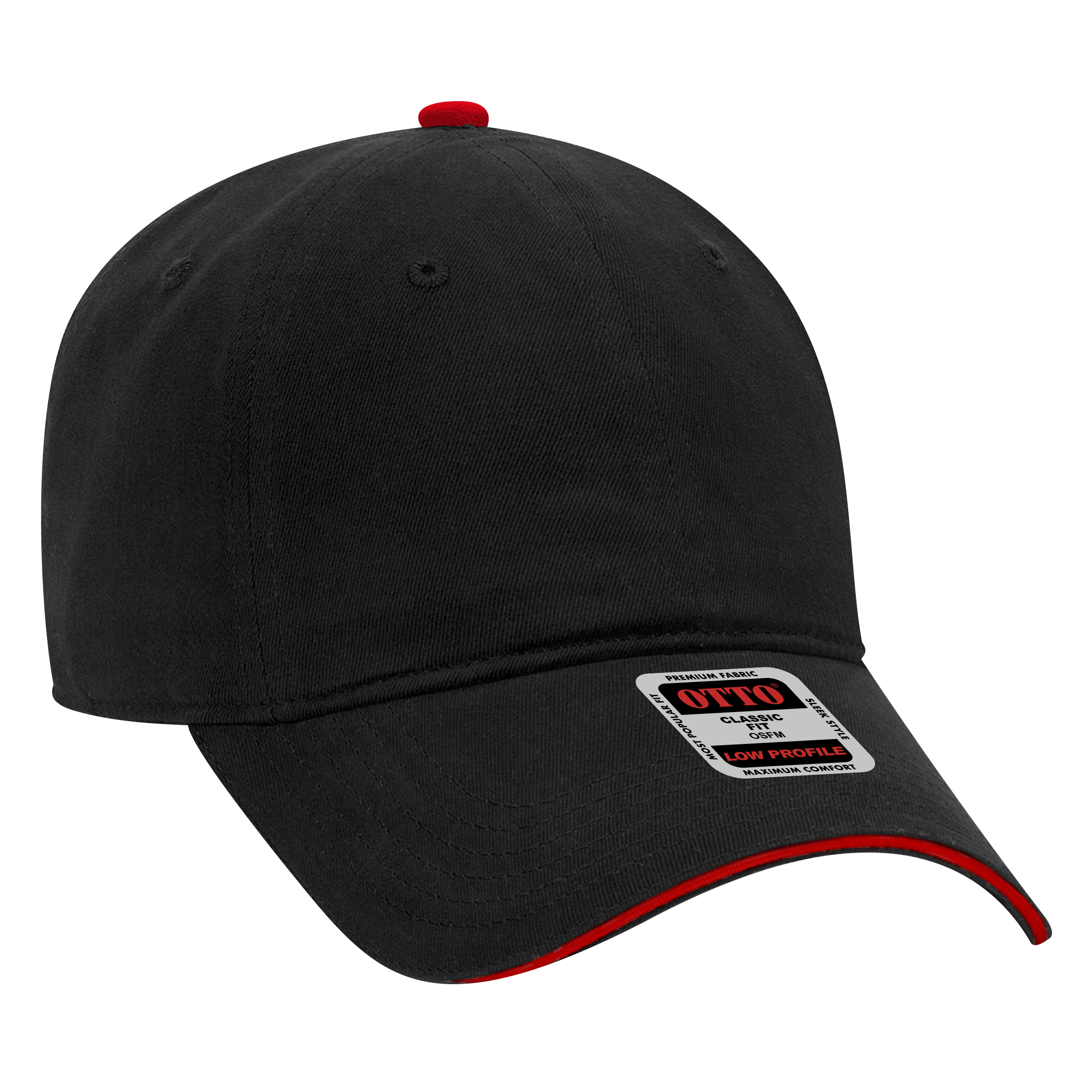 OTTO CAP 6 Panel Low Profile Baseball Cap