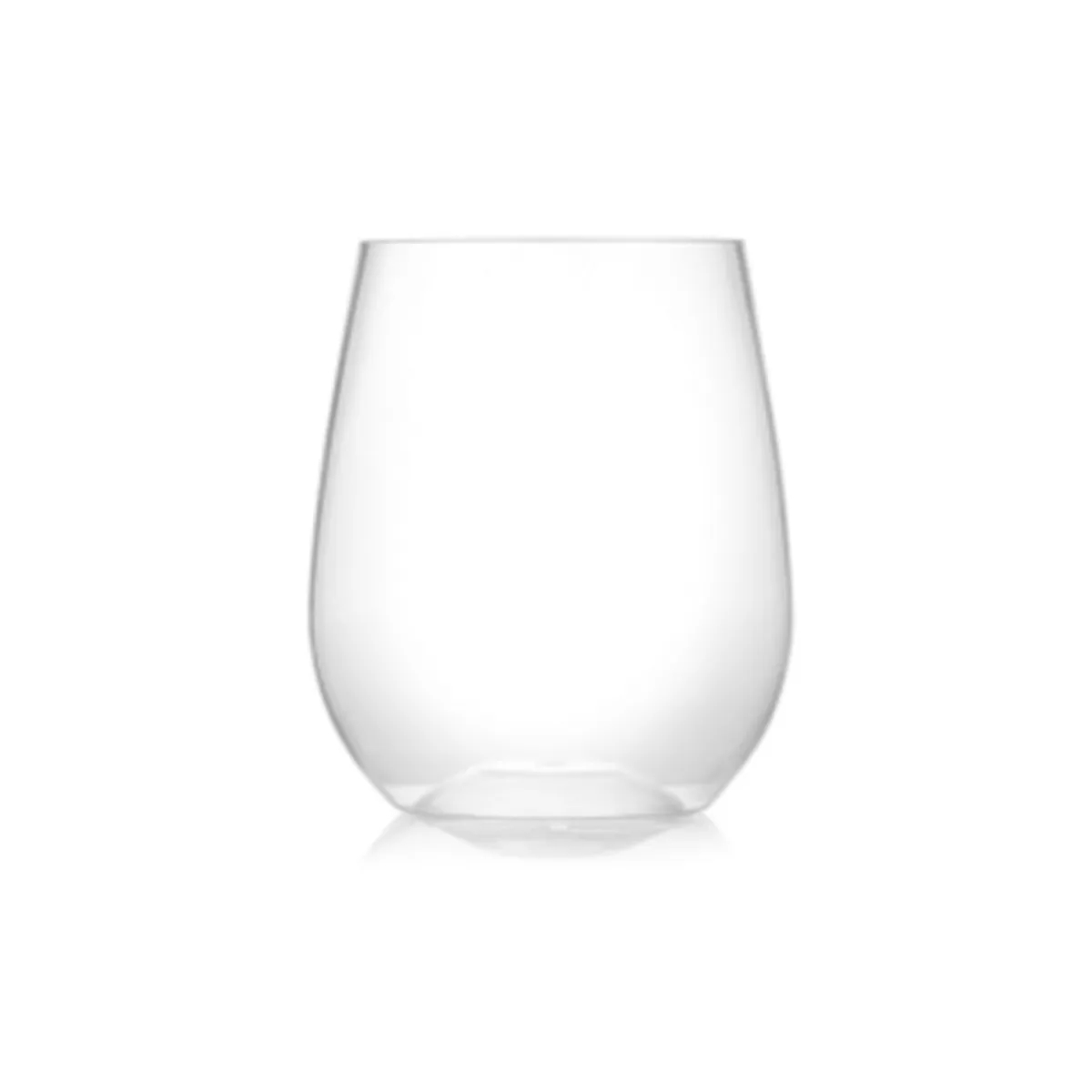 16 oz Stemless Plastic Wine Glass For Family Party 4
