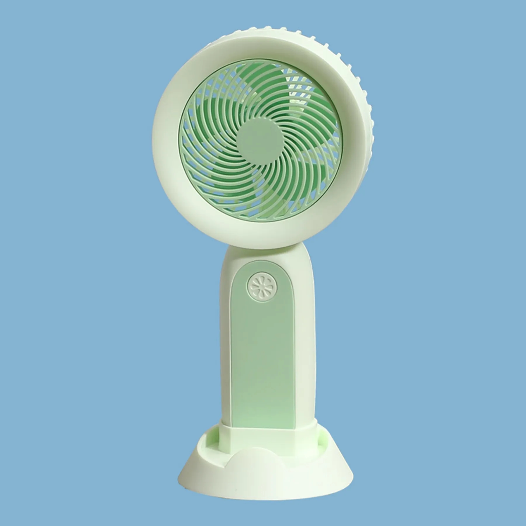 300 mAh Rechargeable Hand Held Fan with Phone Holder 6