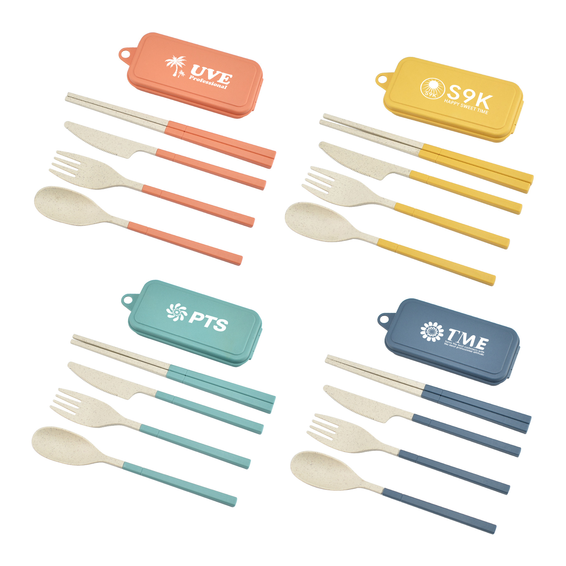 Reusable Utensil Set with Case 2