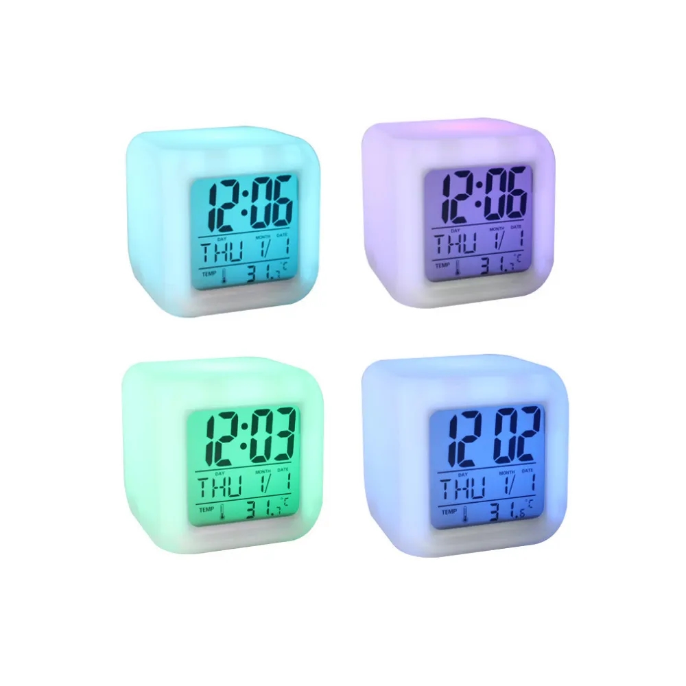 Color Change Digital Alarm Clock 3
