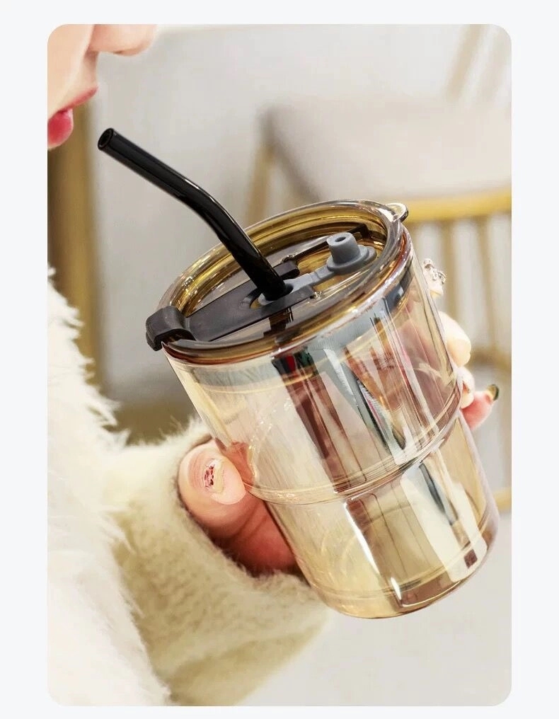 Portable Glass Drinking Cup 5