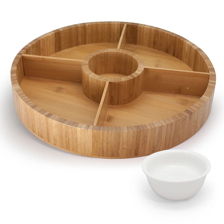 LARGE 2-PC BAMBOO SERVING TRAY 2