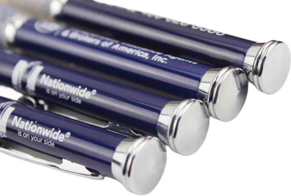 Simple Flag Pattern Metal Ballpoint Pen 8