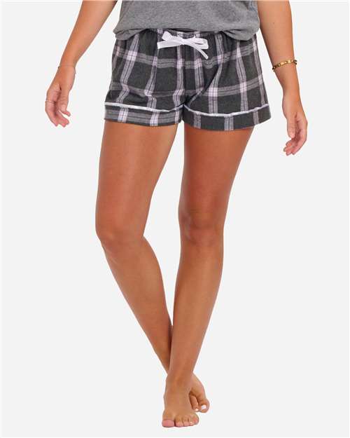 Women's Flannel Shorts - BW6501 105