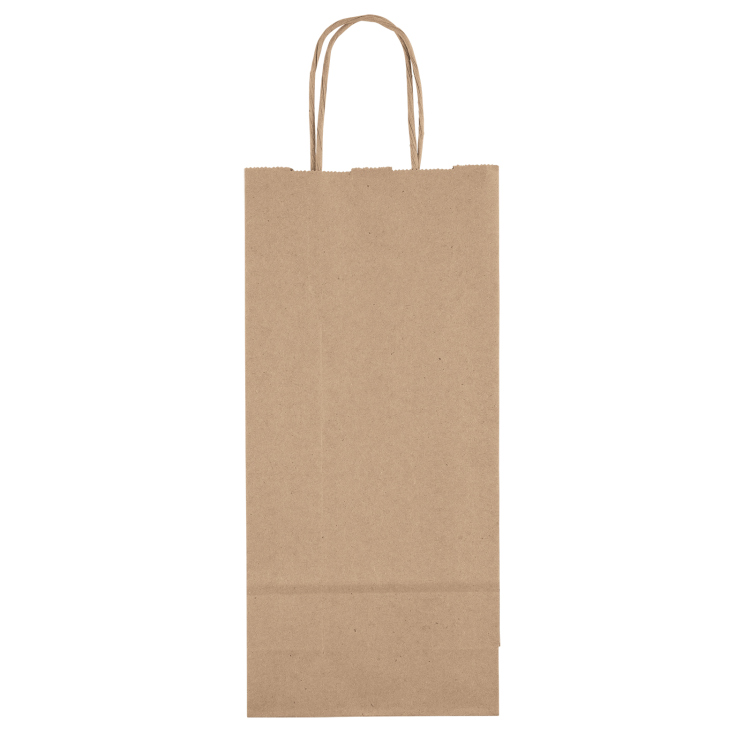 Eco Vino - Kraft-Brown Shopper - Flexo Ink Print 3