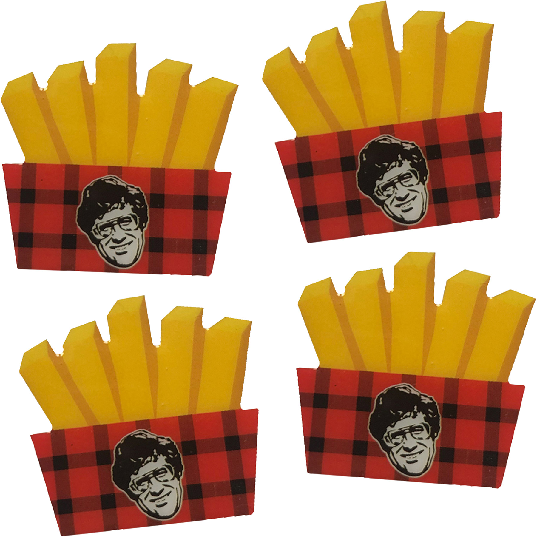 Offset & Screen Printed Lapel Pins: 1" W x 1" H