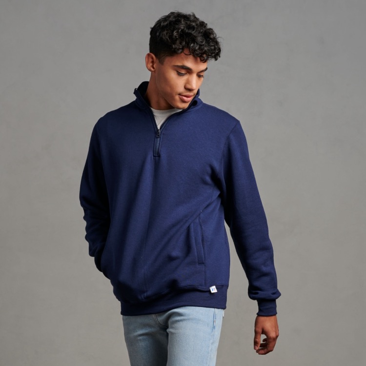 RUSSELL ATHLETIC DRI-POWER® Unisex Quarter-Zip 10