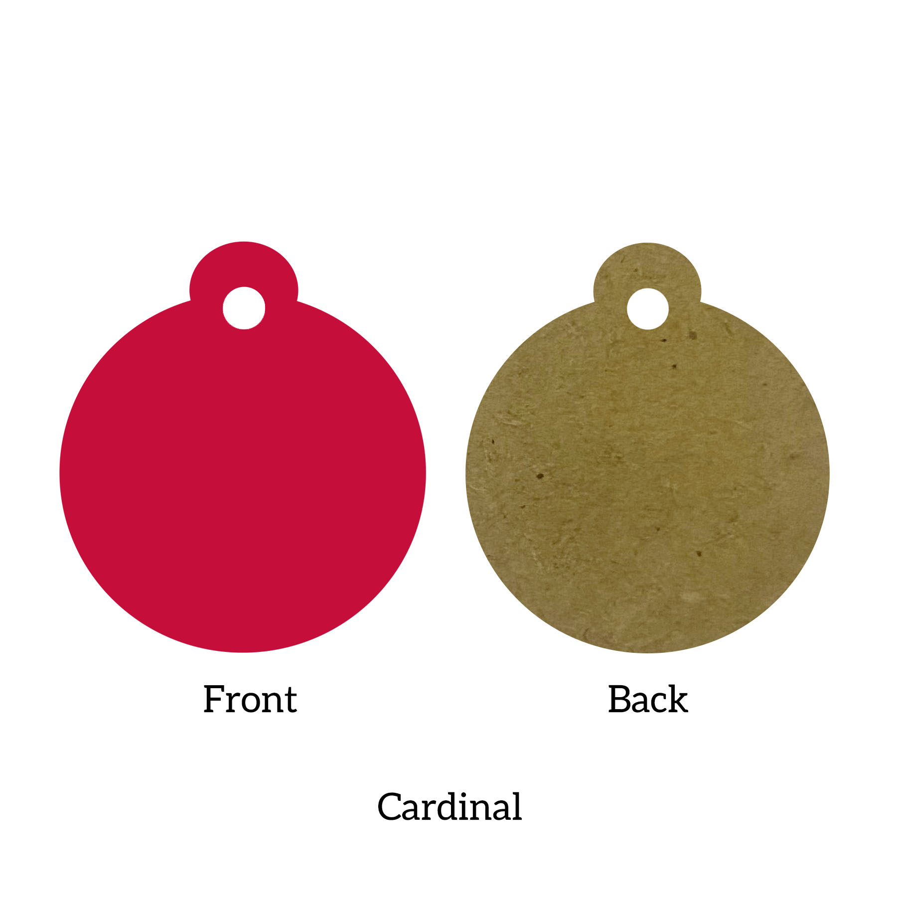 Free Shipping Solid Color Christmas Ornament - Round 15