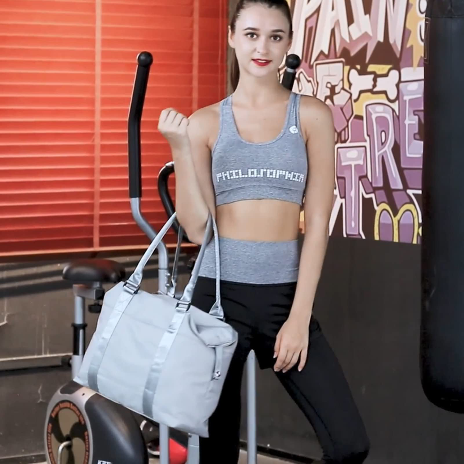 Duffel Tote Bag With Trolley Sleeve 5