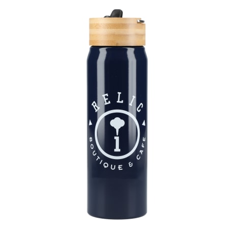 Billy 26oz Aluminum Bottle w/ FSC® Bamboo Lid 1