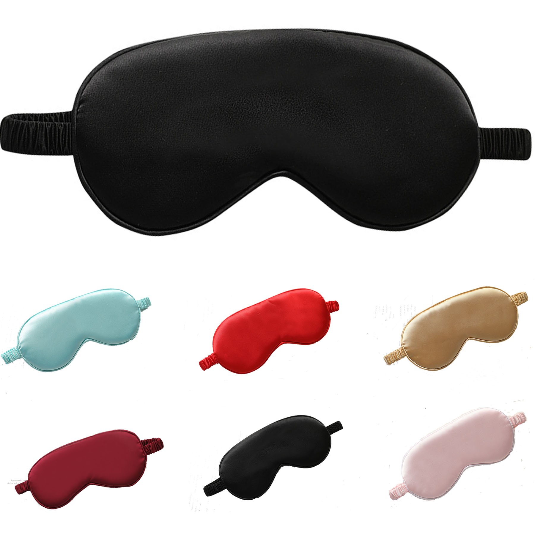 Imitation Silk Sleep Eye Mask 1