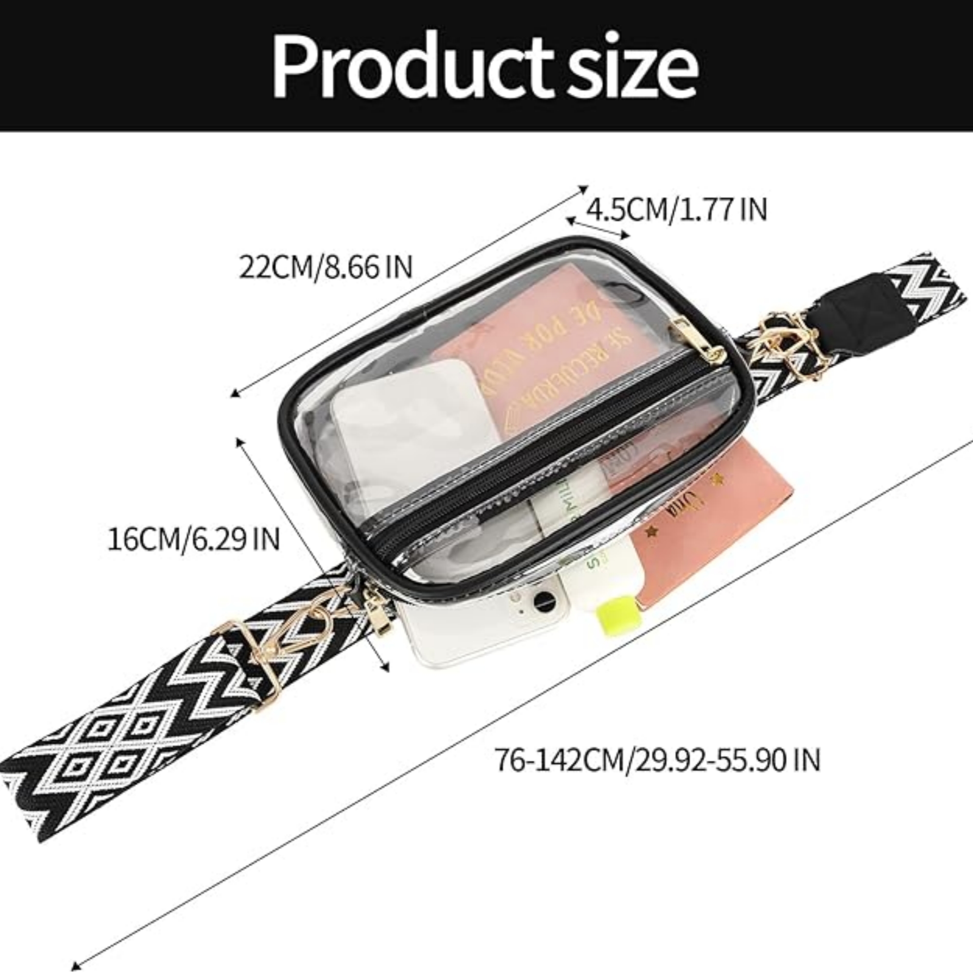 Clear Stadium Purse 3