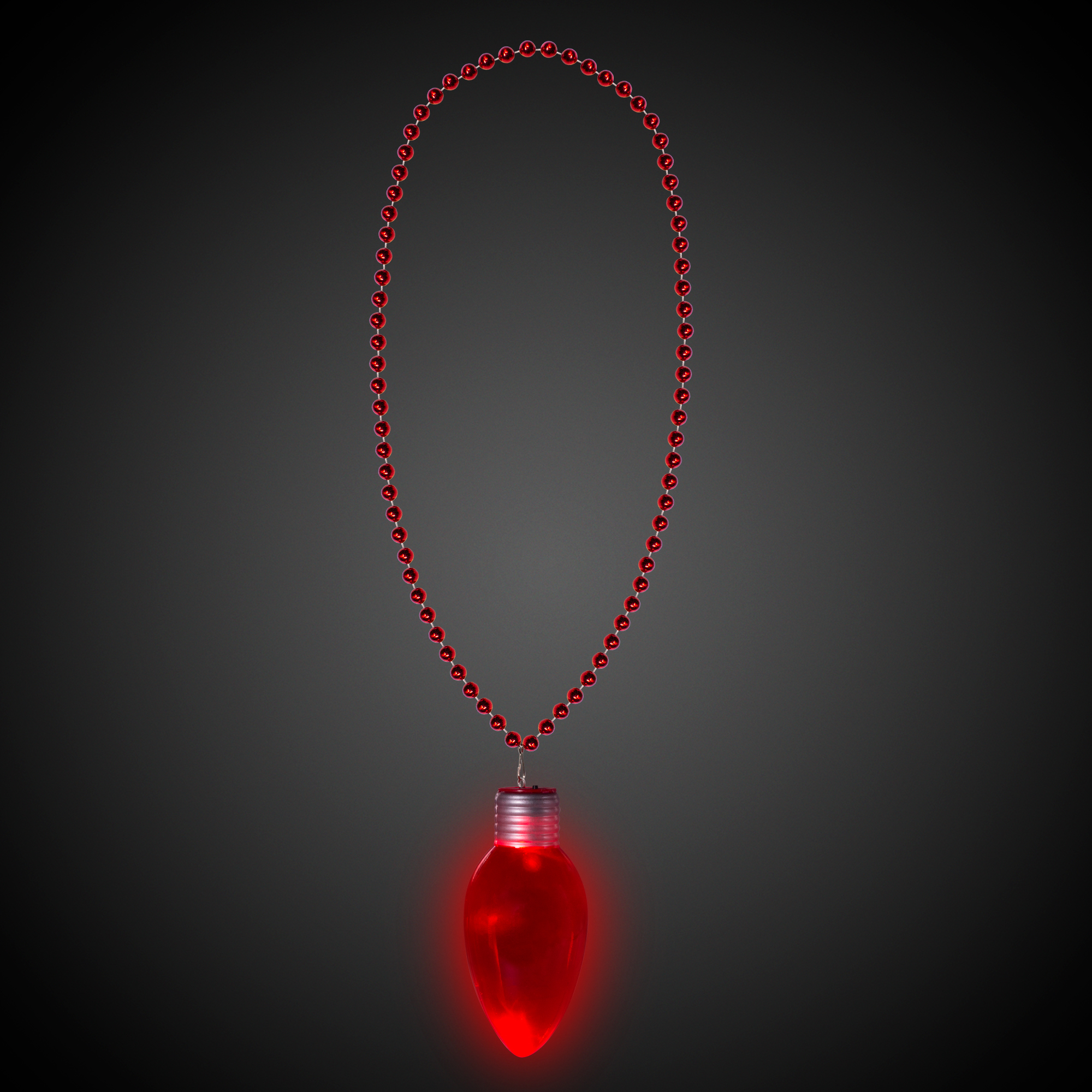 LED Jumbo Christmas Bulb Necklace 2
