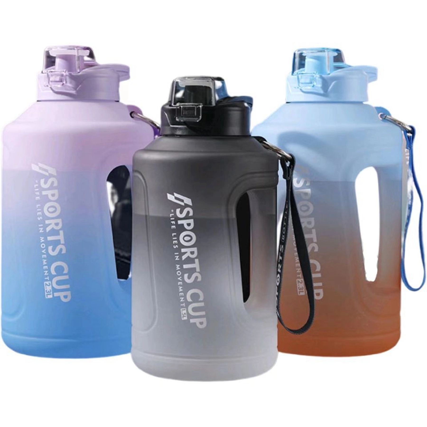 Large Capacity Sport Plastic Water Bottle 8