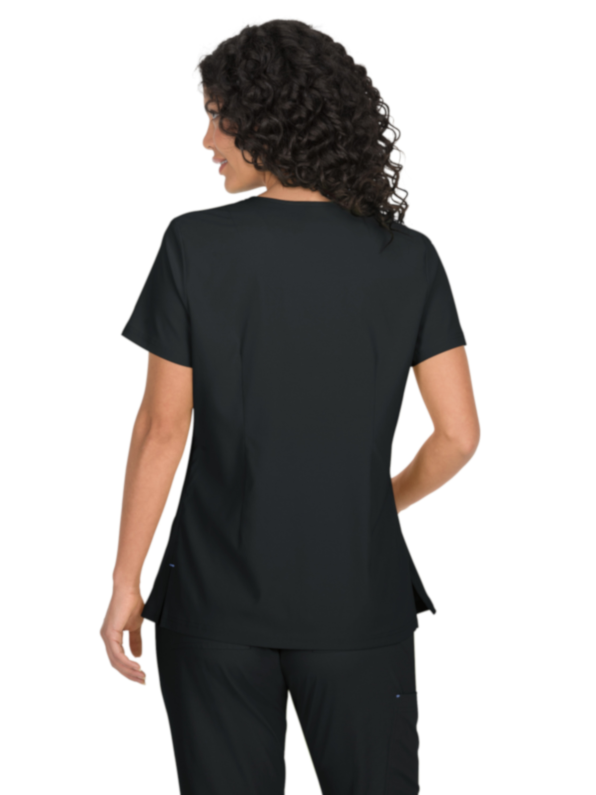 koi - Basics - Women's Four-Pocket Mock-Wrap Neck Katie Top 10