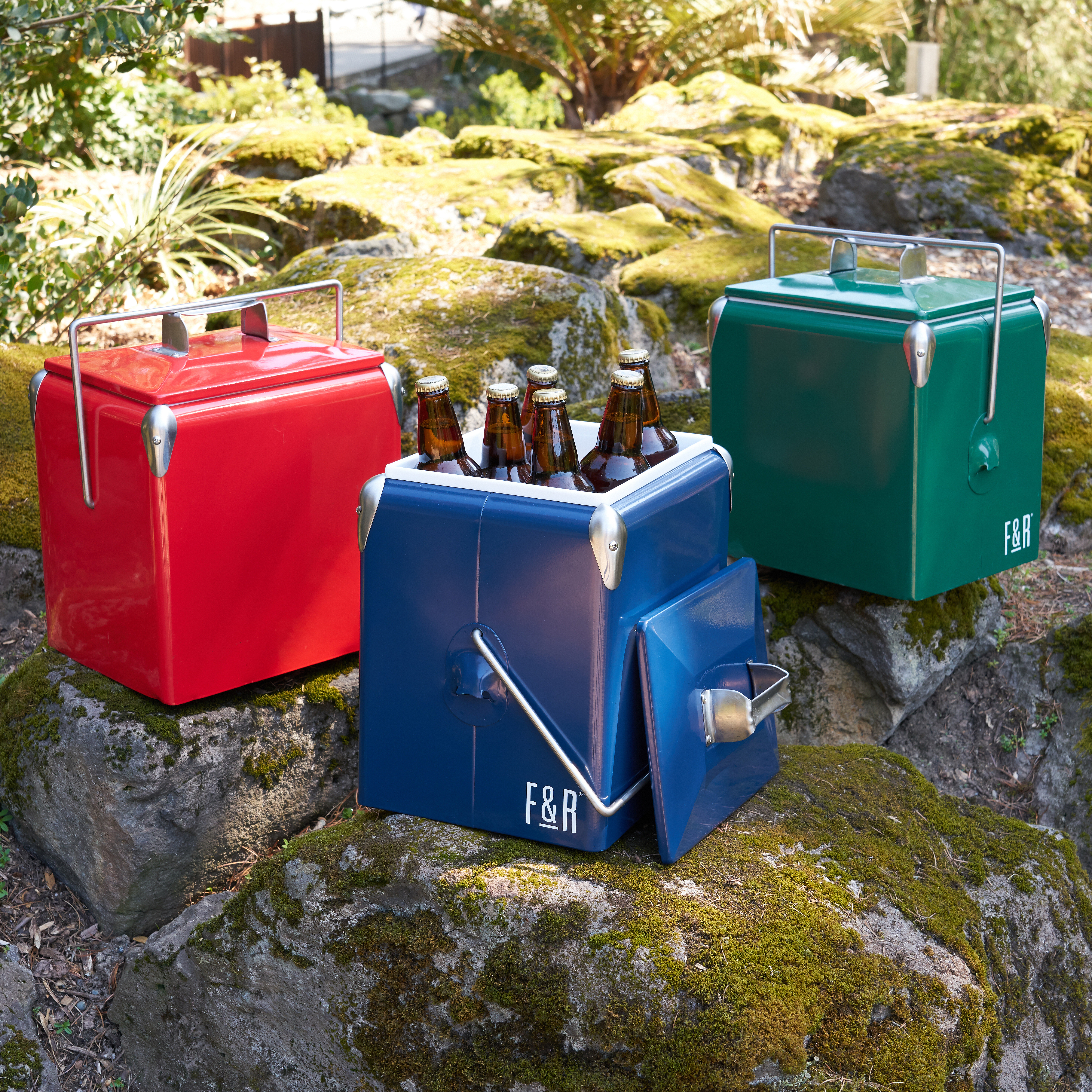 Foster & Rye® Vintage Metal Cooler 10
