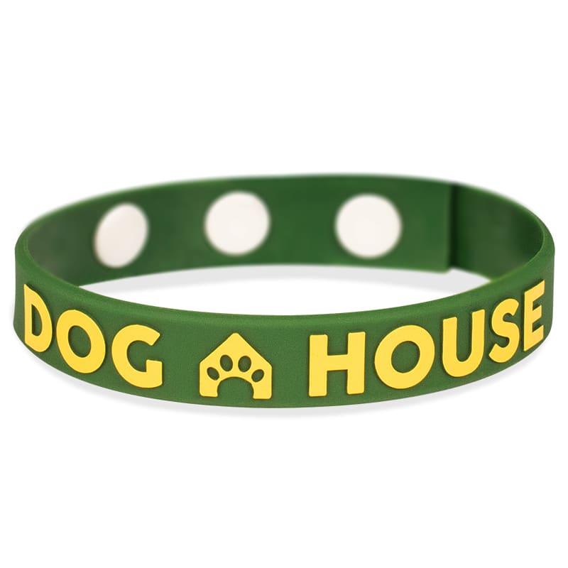 Embossed Printed Silicone Adjustable Wristbands 49