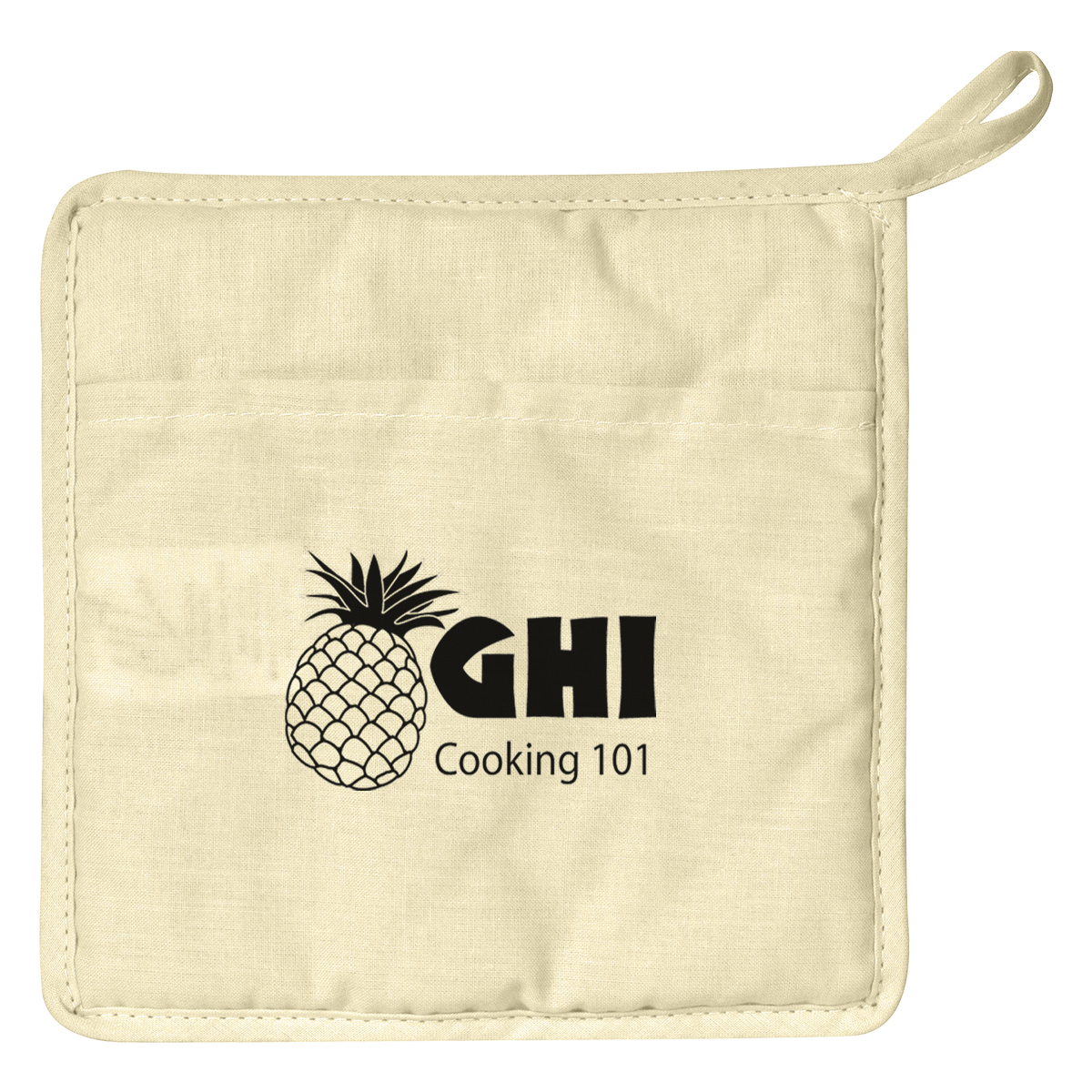 Quilted Cotton Canvas Pot Holder 1