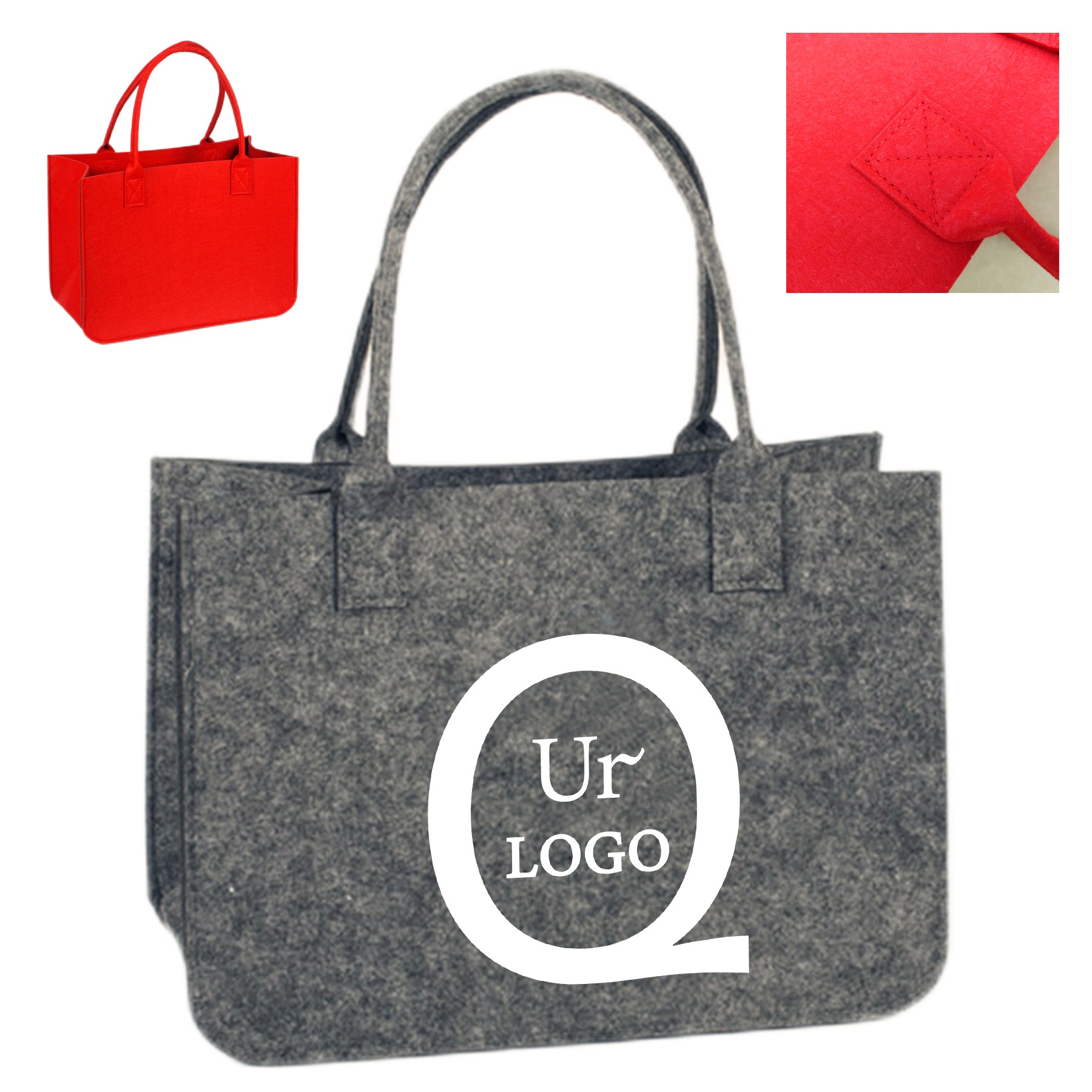 Portable Felt Tote Bag