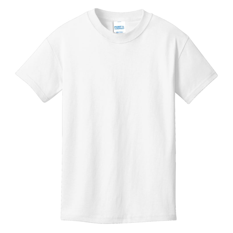 Port & Company - Youth Core Cotton Tee. 112