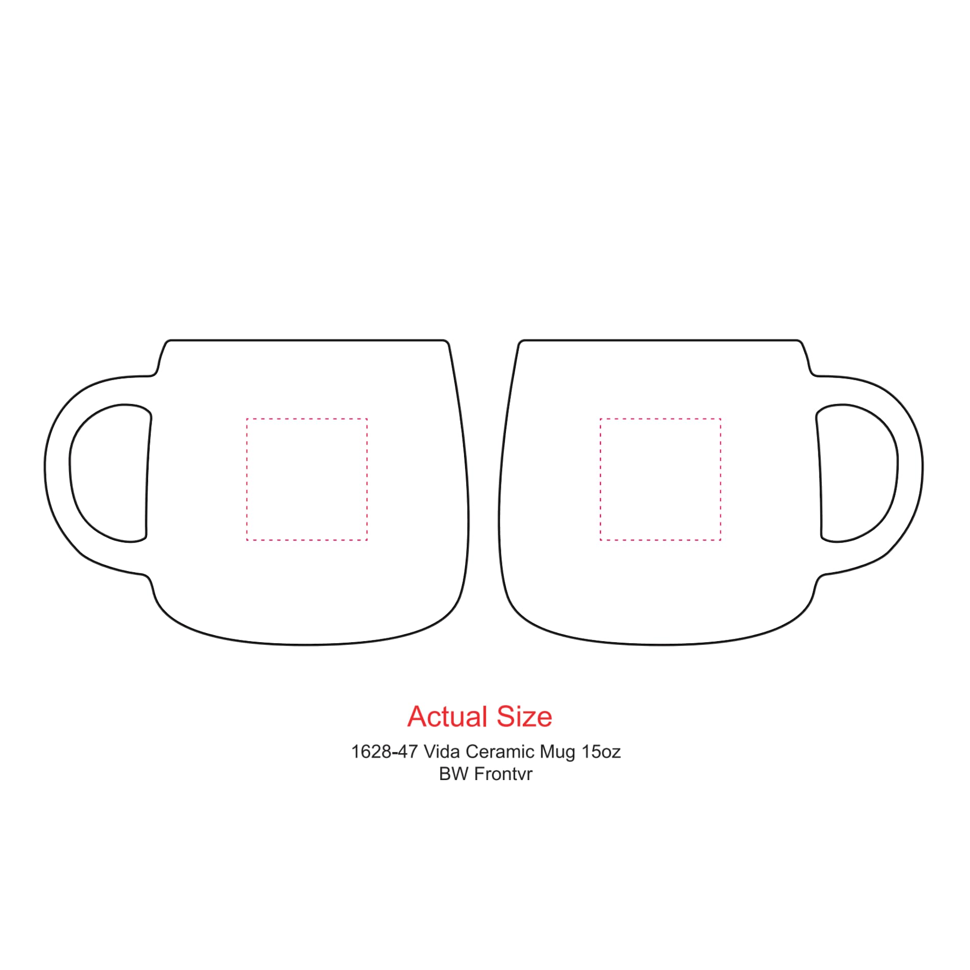 Vida Ceramic Mug 15oz 48
