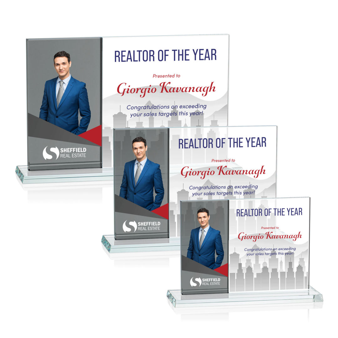 Composite Horizontal VividPrint™ Award - Grey