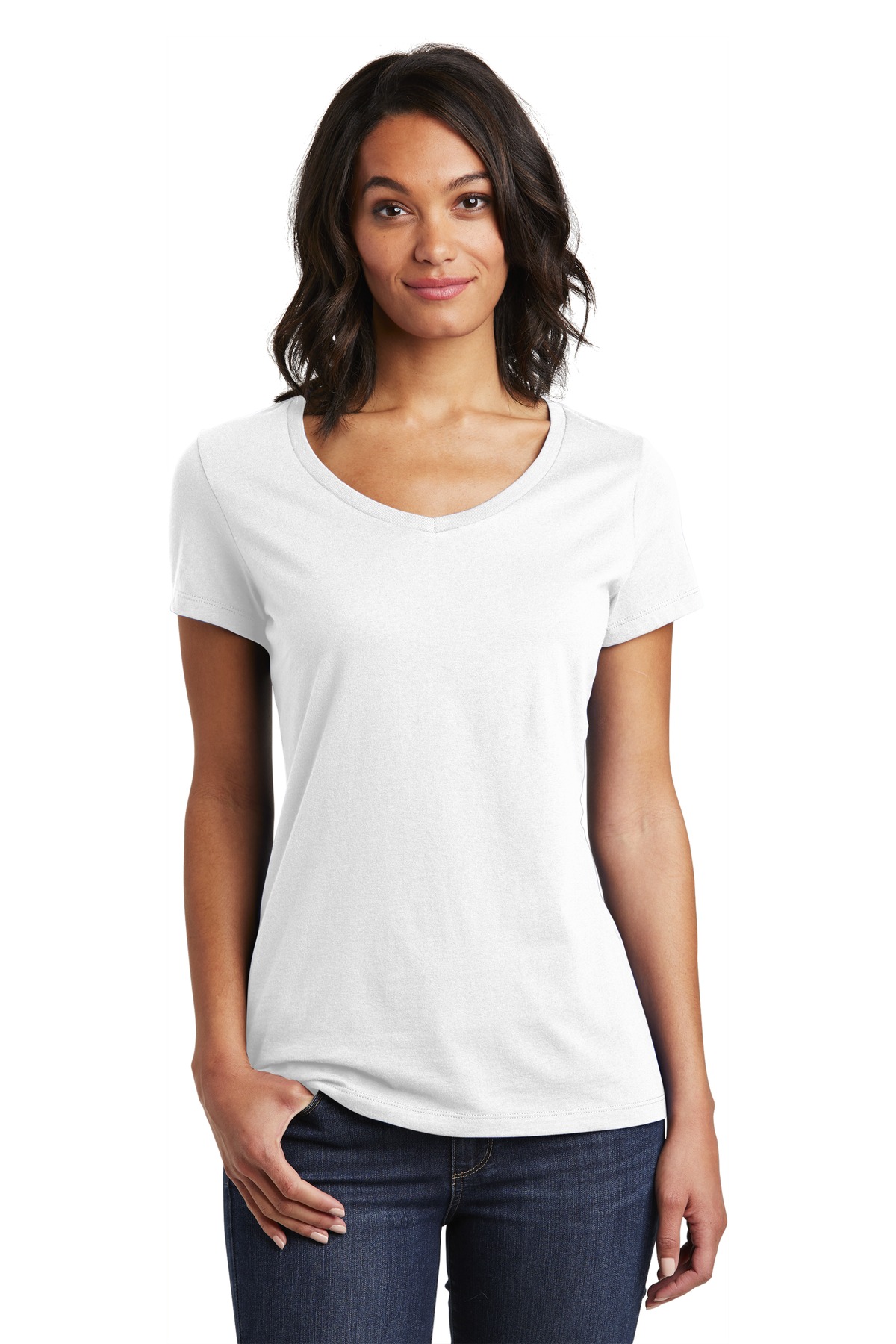 District Women's Very Important Tee V-Neck. DT6503 39