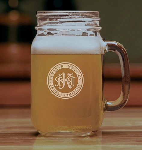 Handled Drinking Jar 4
