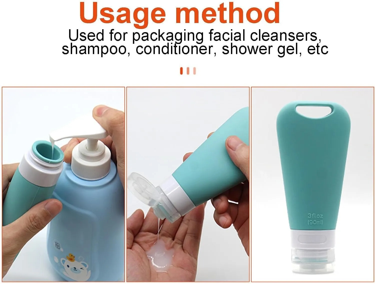 Refillable Travel Bottles 2