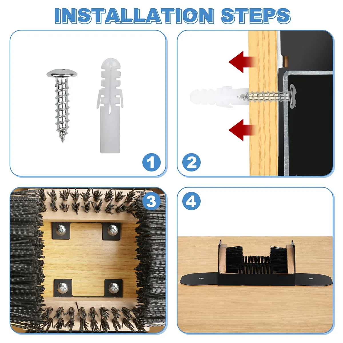 Outdoor Shoe Scraper Cleaner Brush 4